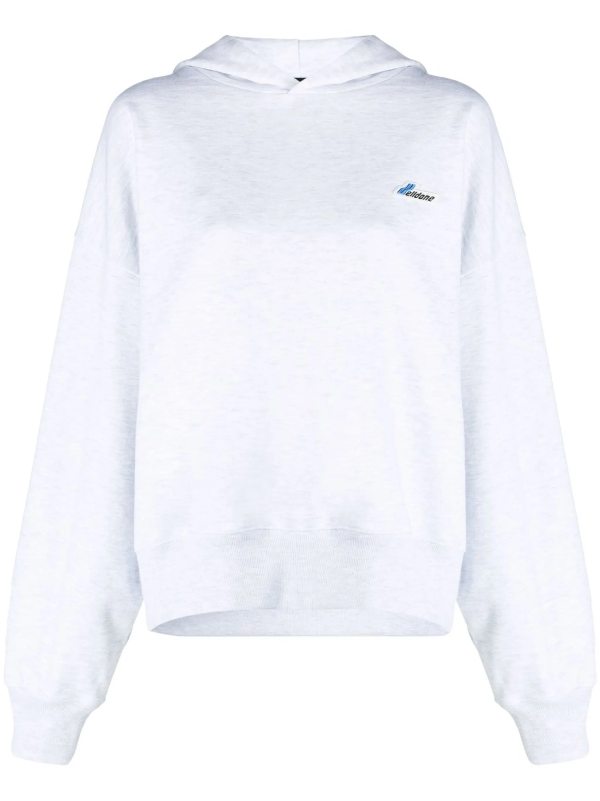 

Худи оверсайз с вышитым логотипом We11Done, серый