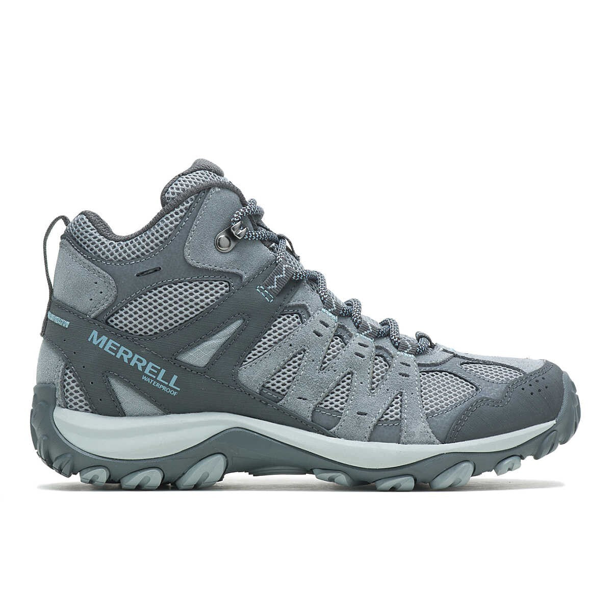 Женские водонепроницаемые треккинговые ботинки Merrell Accentor 3 Mid J135228 серые, серый — фото 2