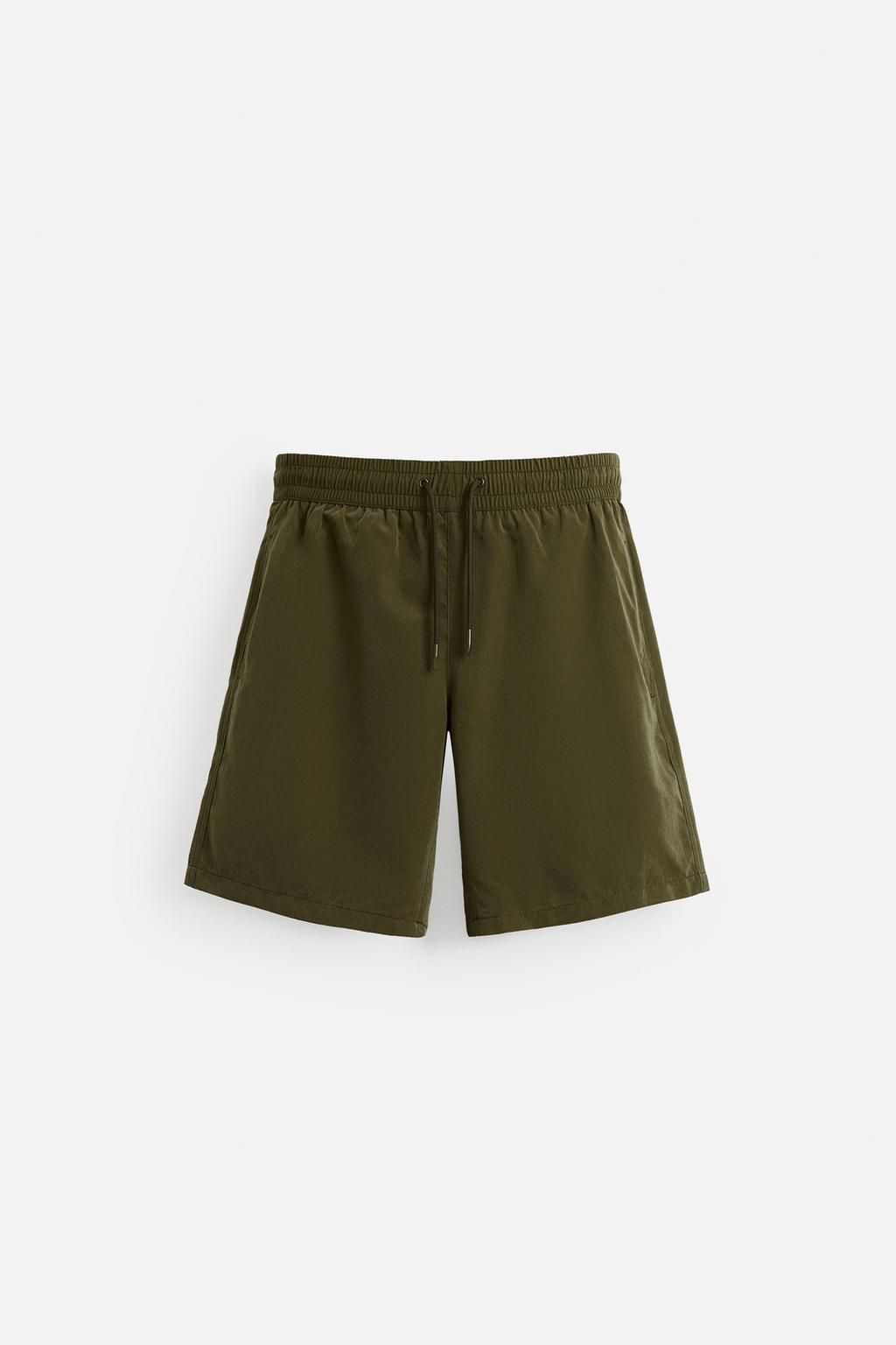 

Базовые длинные плавки ZARA, хаки
