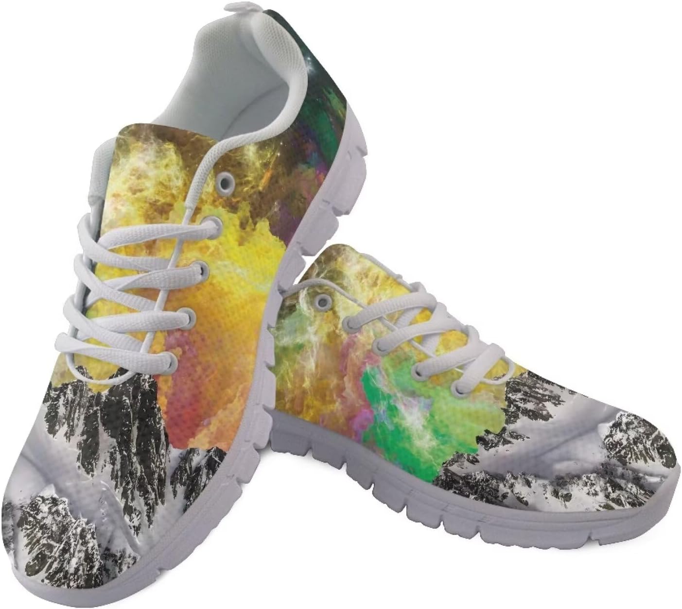 

Кроссовки для бега AmzPrint для мужчин с белой подошвой, теннисные кроссовки для мужчин, спортивная обувь для фитнеса, размер 6.5-13.5 US