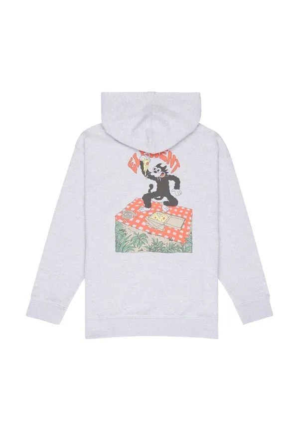 Толстовка с капюшоном Pizza для мальчиков 8-16 лет, ELBSF00225 Hoodie Element, SGBH, серый — фото 2
