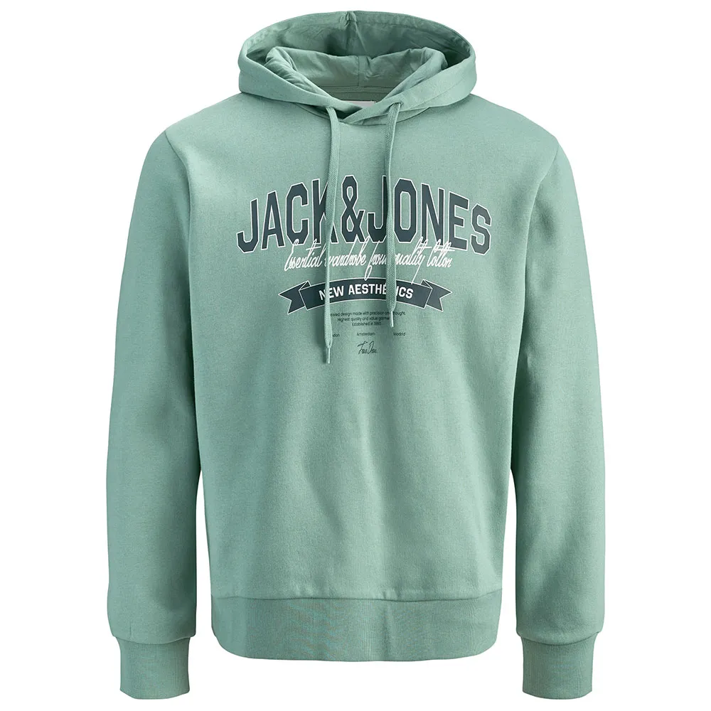 

Худи Jack & Jones 12258873 с логотипом, 2 цвета, зеленый
