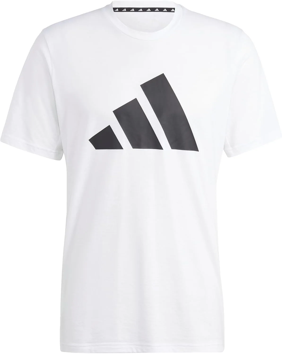 Футболка для тренировок Adidas Mens Train Essentials Feelready Logo, белый/черный