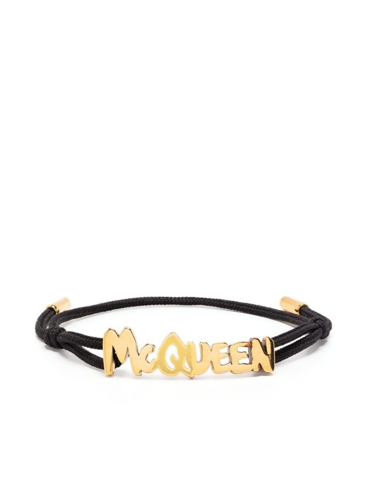 

Браслет с логотипом Alexander McQueen, черный