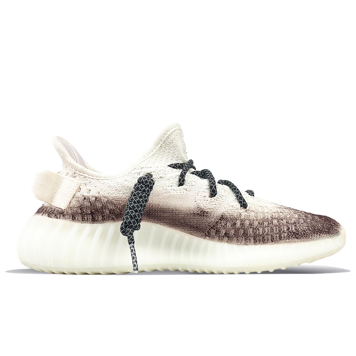 Yeezy Boost 350 V2 Абразивоустойчивые низкие повседневные кроссовки Unisex Белый Коричневый Adidas Originals — фото 2