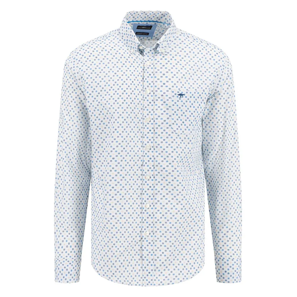 

Рубашка Fynch Hatton Colorful Combi Prints, синий