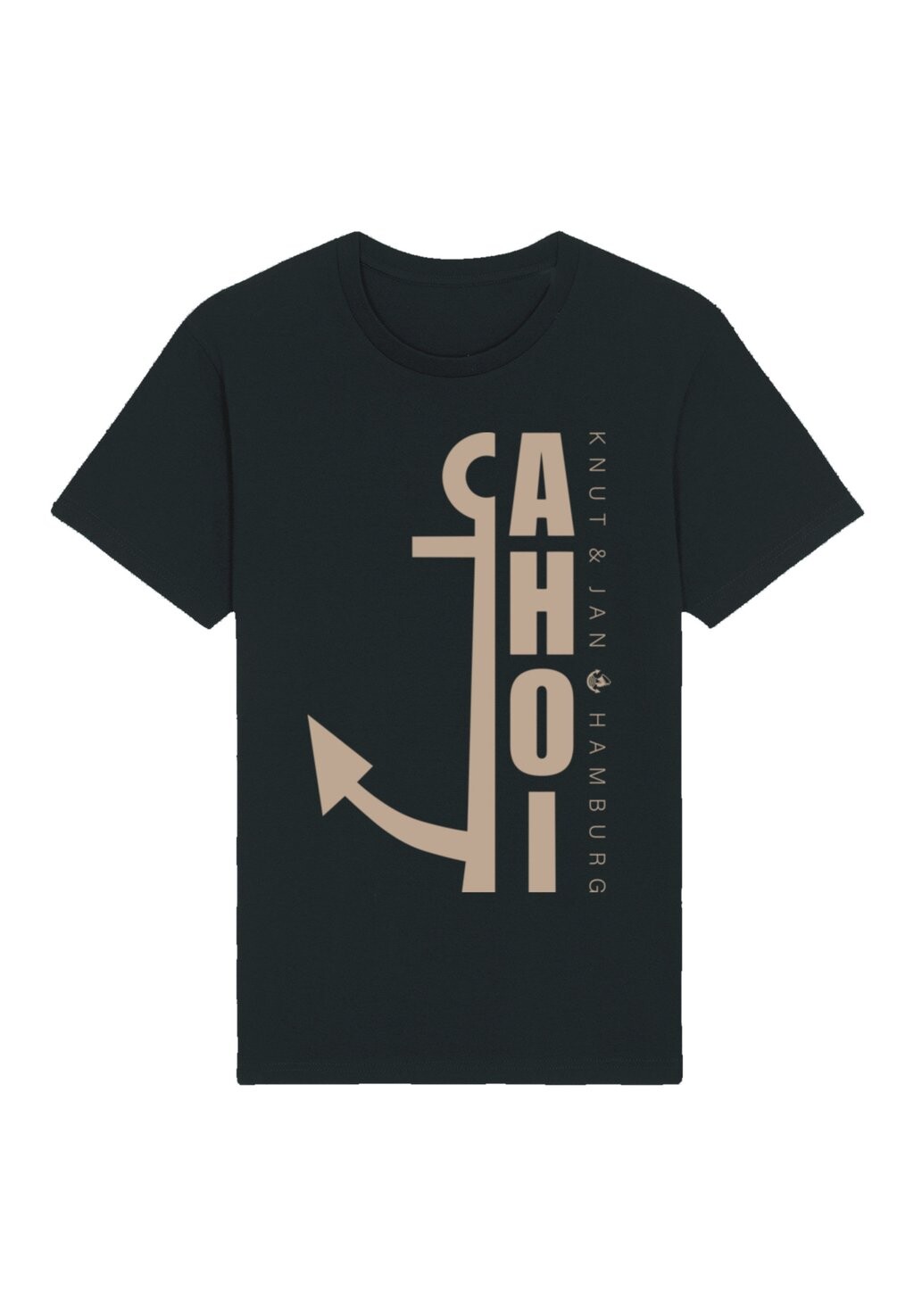 

Футболка с принтом AHOI ANKER KNUT JAN HAMBURG F4NT4STIC, черный