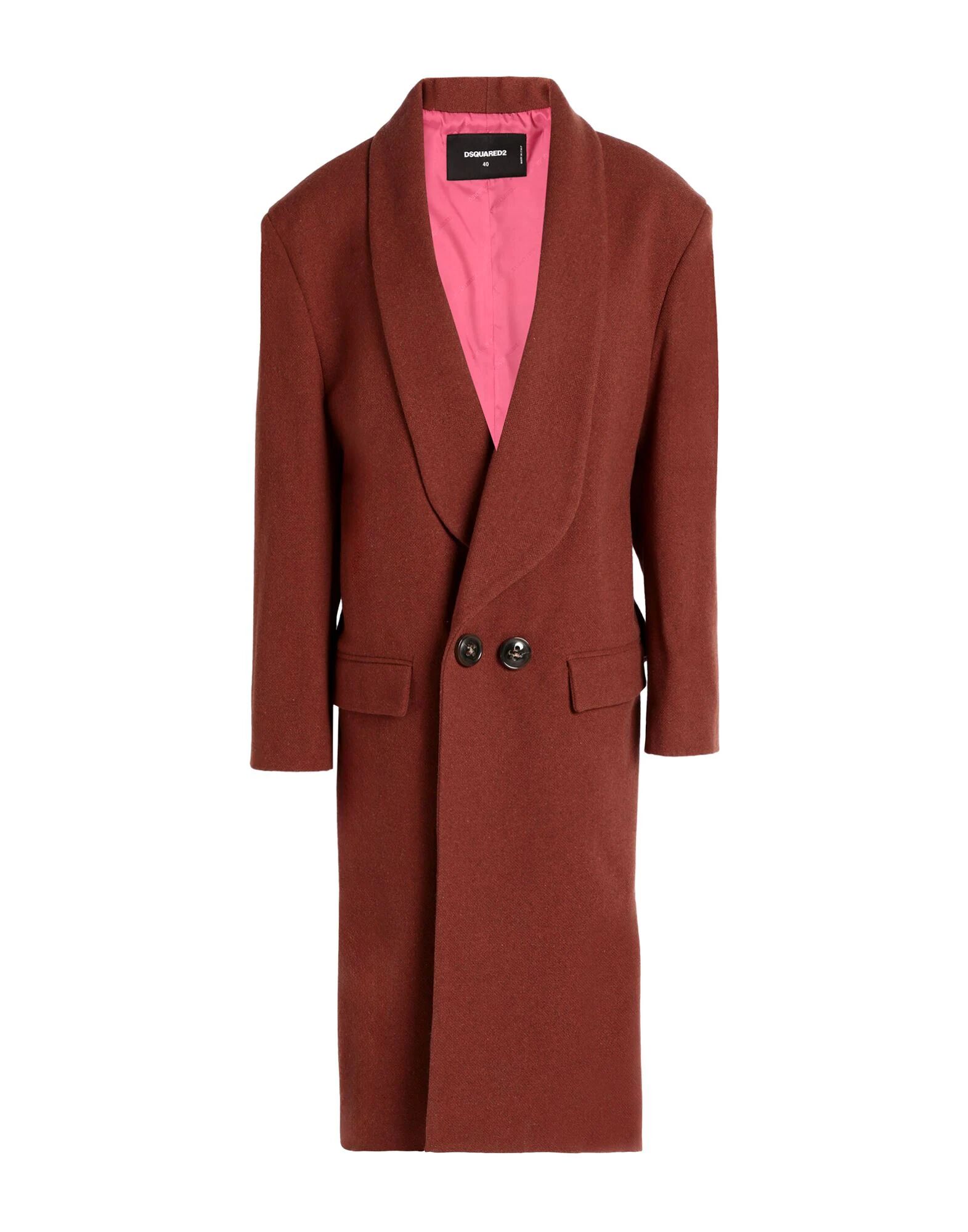 

Пальто Dsquared2, гранатовый