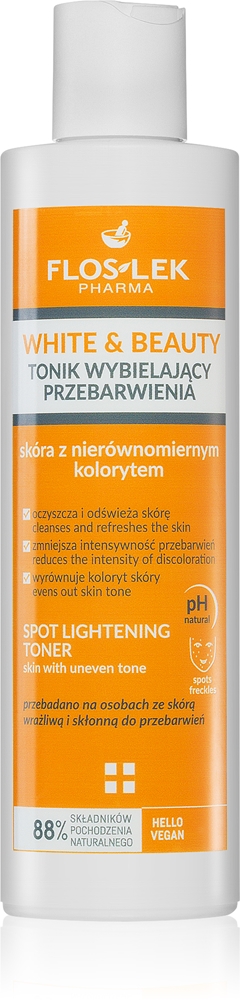 

Тоник White & Beauty с отбеливающим эффектом Floslek Pharma, 225 мл