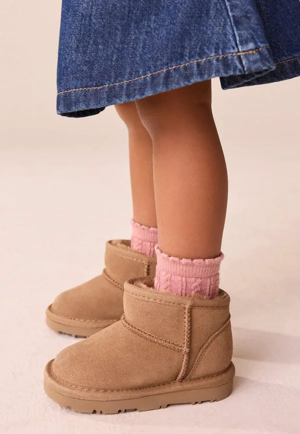 Детские туфли широкого размера Next, Tan Brown Water Repellent — фото 3