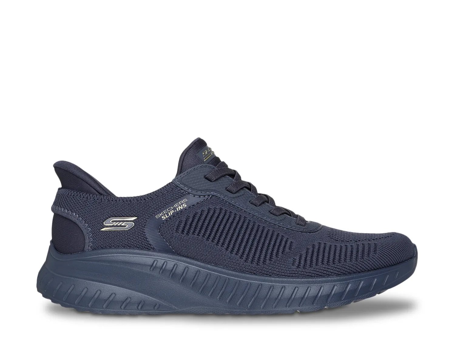 Кроссовки Skechers Hands Free Slip-Ins: BOBS Sport Squad Chaos Slip-On Sneaker - Women's, Dark Navy — фото 3