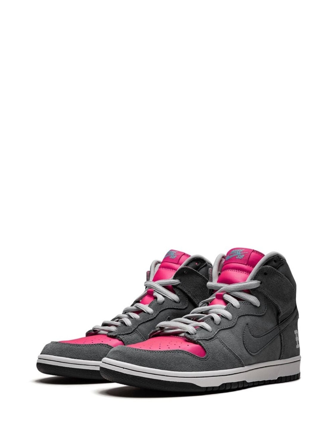Кроссовки Dunk High Premium SB Nike, серый — фото 2
