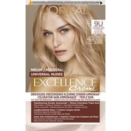

L'Oreal Paris Excellence Universal Nudes 9u - Универсальный очень светлый блонд - Стойкая краска для волос L'Oréal Paris