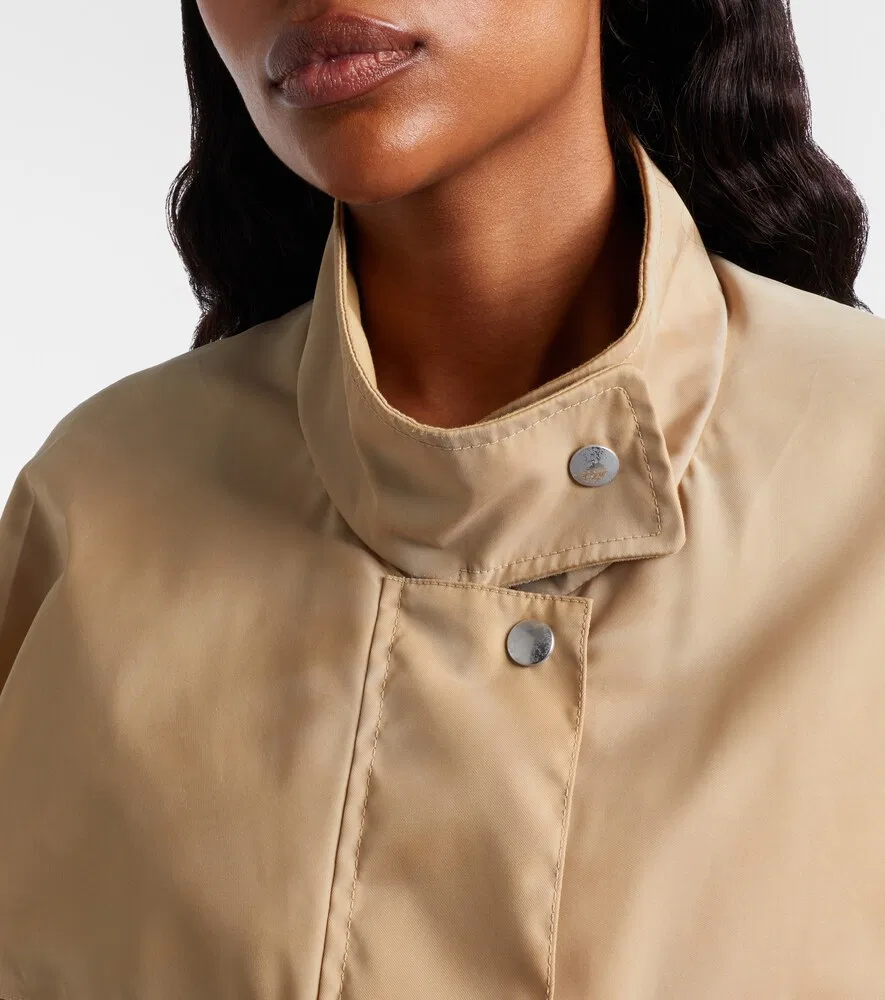Укороченная куртка Re-Nylon Prada, бежевый — фото 3