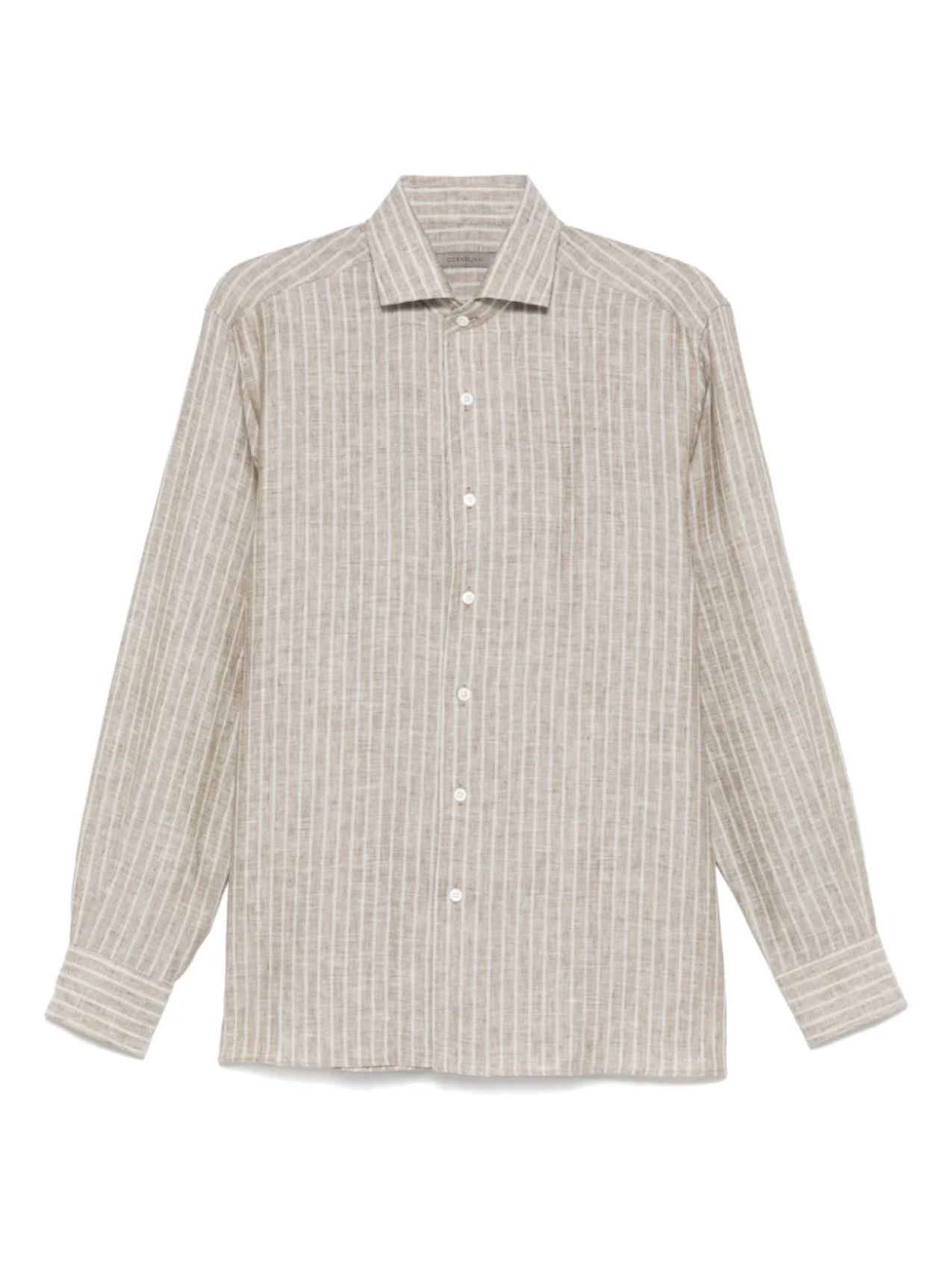 

Льняная рубашка Corneliani, коричневый