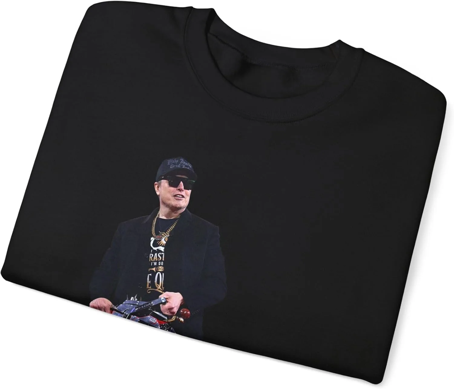 Толстовка The Dogefather Chainsaw Elon Doge Gift Black — фото 3