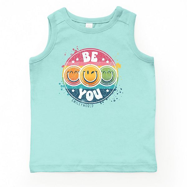 Smileyworld be you rainbow circle молодежный топ The Juniper Shop