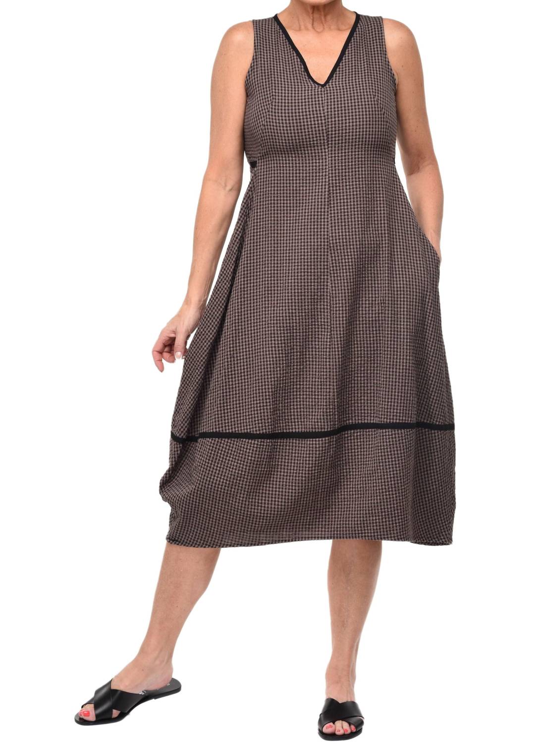 

Платье Паттон в клетку Литл Томпсон Tulip Clothing, Little Thompson Check