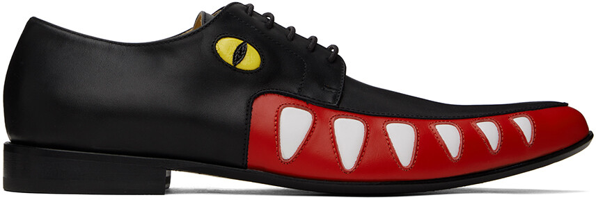 

Черные крокодиловые дерби Walter Van Beirendonck