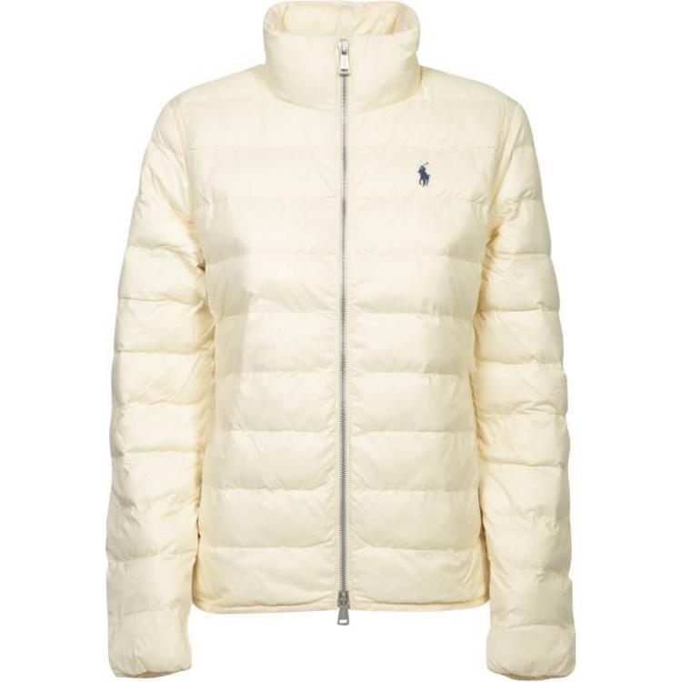 

Polo Ralph Lauren Пуховик с молнией и вышивкой поло, Beige