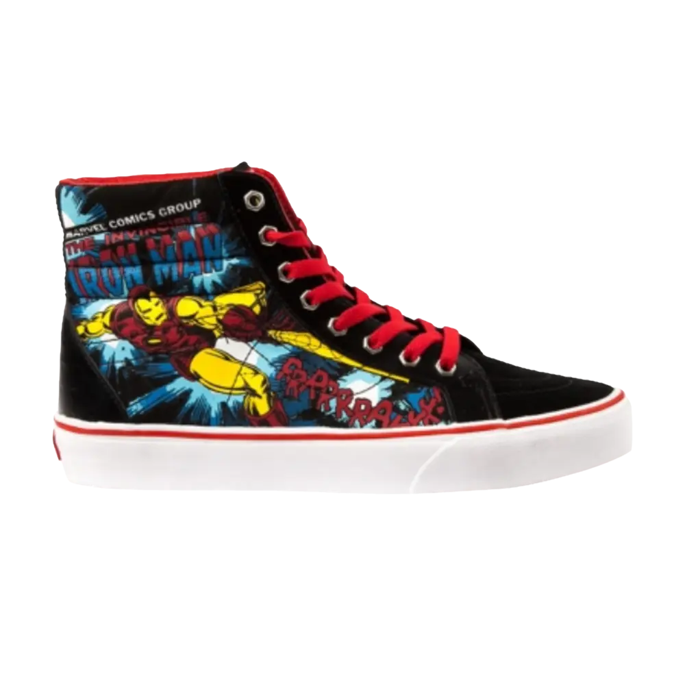 Кроссовки Marvel x Sk8-Hi Reissue Vans, мультиколор