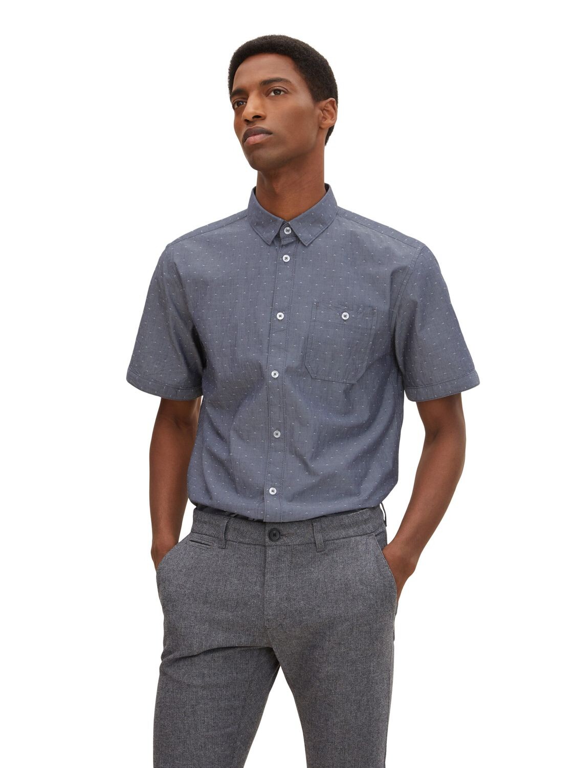 

Рубашка Tom Tailor STRUCTURED, синий