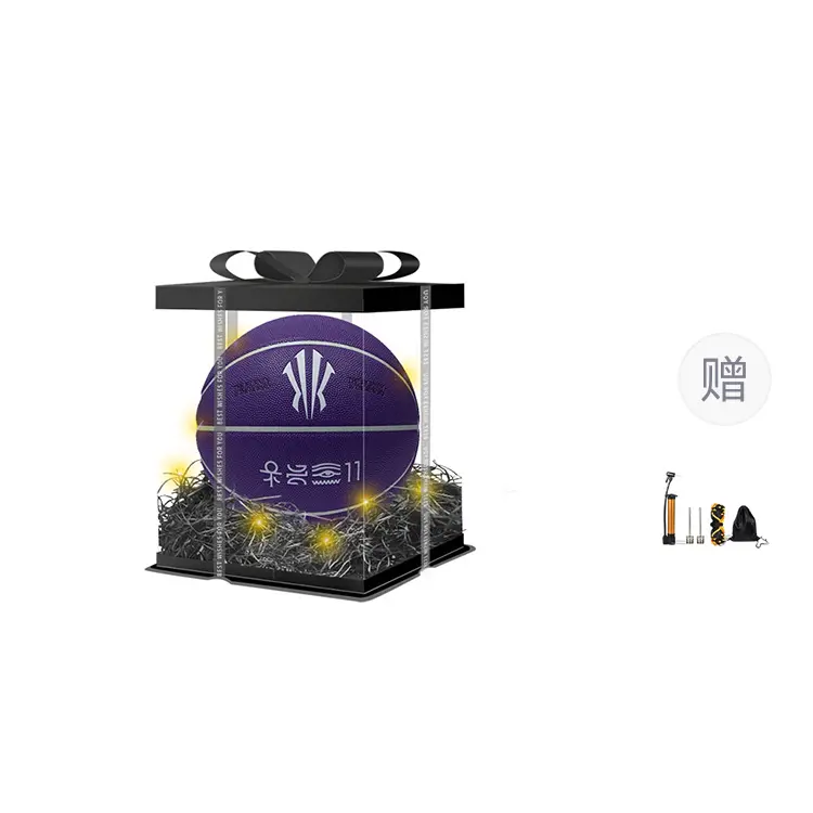 

ANTA Баскетбольный мяч PU Blue Ball Purple Size 7, Adults, Irving Authentic Basketball Training Unisex