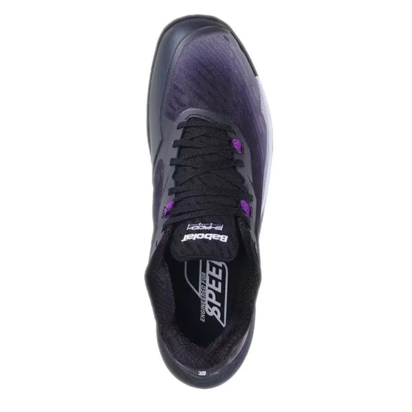 Мужские кроссовки для бадминтона «Shadow Tour 5» от Babolat, Black X Purple — фото 4