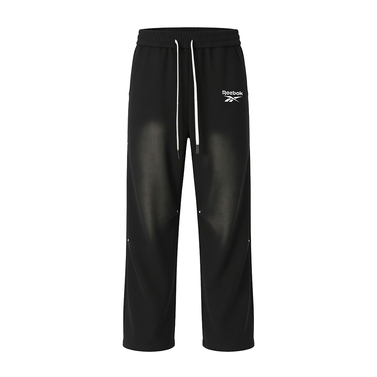 

Повседневные брюки Unisex Moderate Straight Fit Reebok, washed черный