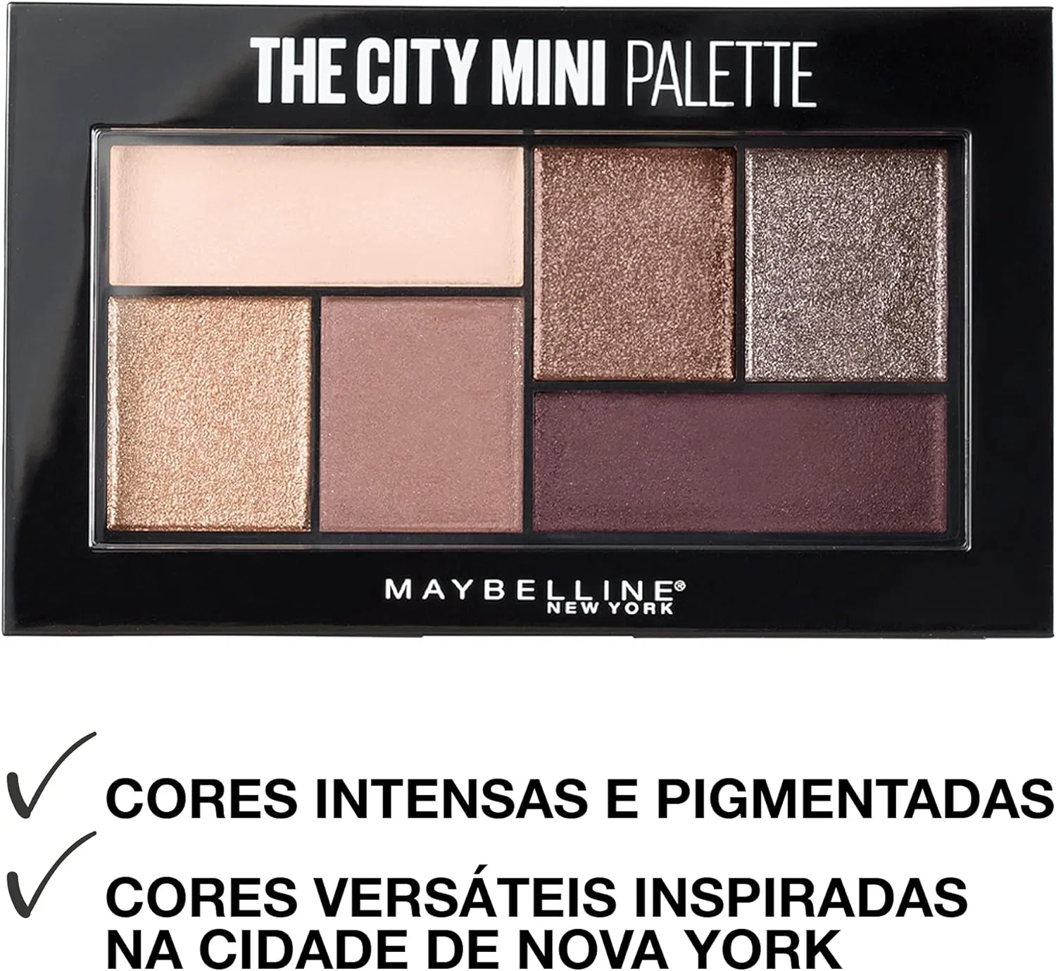 Тени для век The City Mini Palette Chill Brunch Neutrals MAYBELLINE 4 г — фото 4