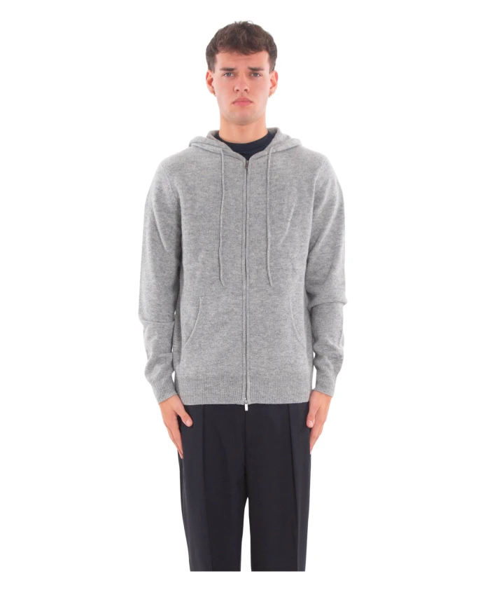 

Толстовка с застежкой-молнией Notting Mc2 Saint Barth, серый