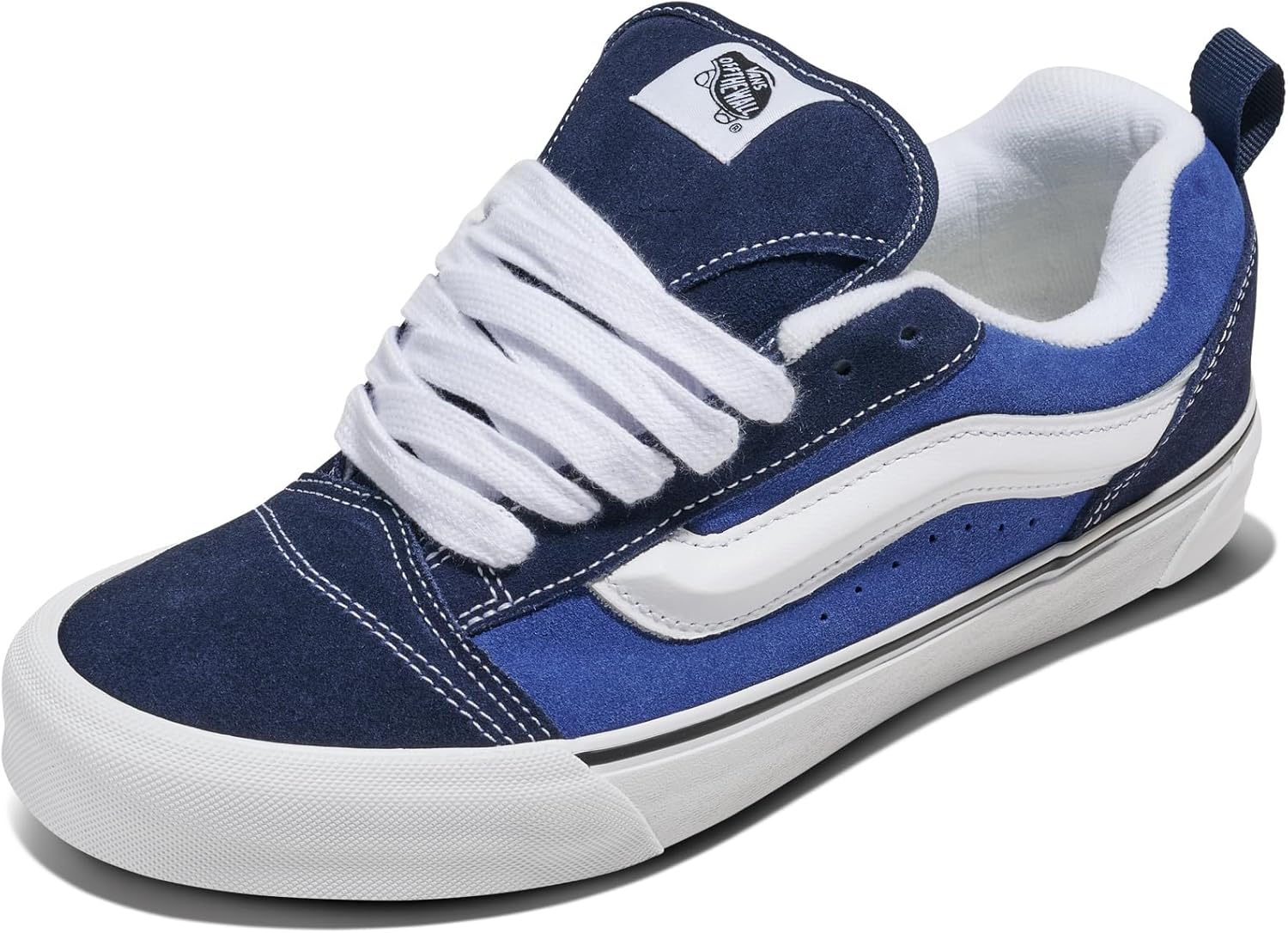 

Кроссовки Vans Knu Skool для взрослых унисекс, белый/синий/темно-синий