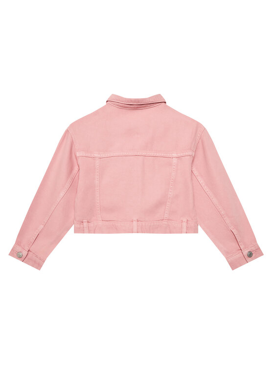 Переходная куртка стандартного кроя 21AQCN060 United Colors Of Benetton, розовый — фото 2