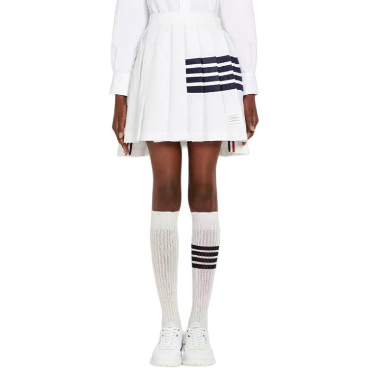 

Повседневная короткая юбка женская THOM BROWNE, белый