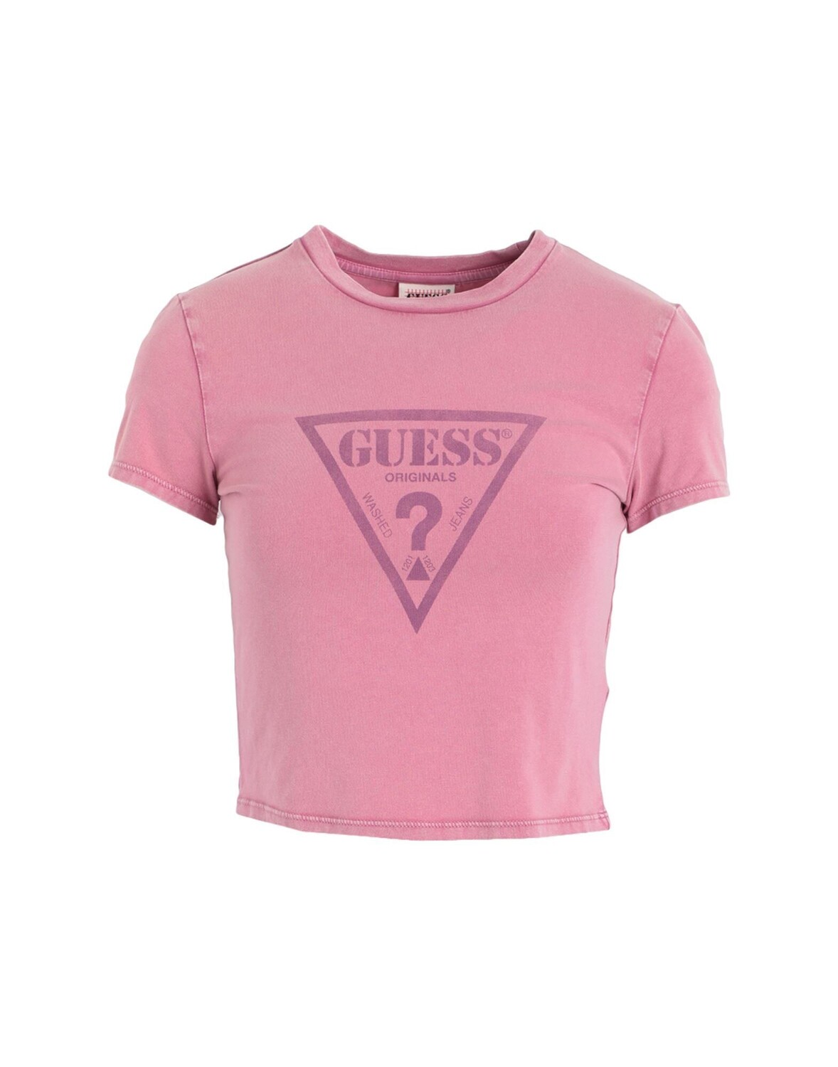 

Футболка Guess, бледно-розовый