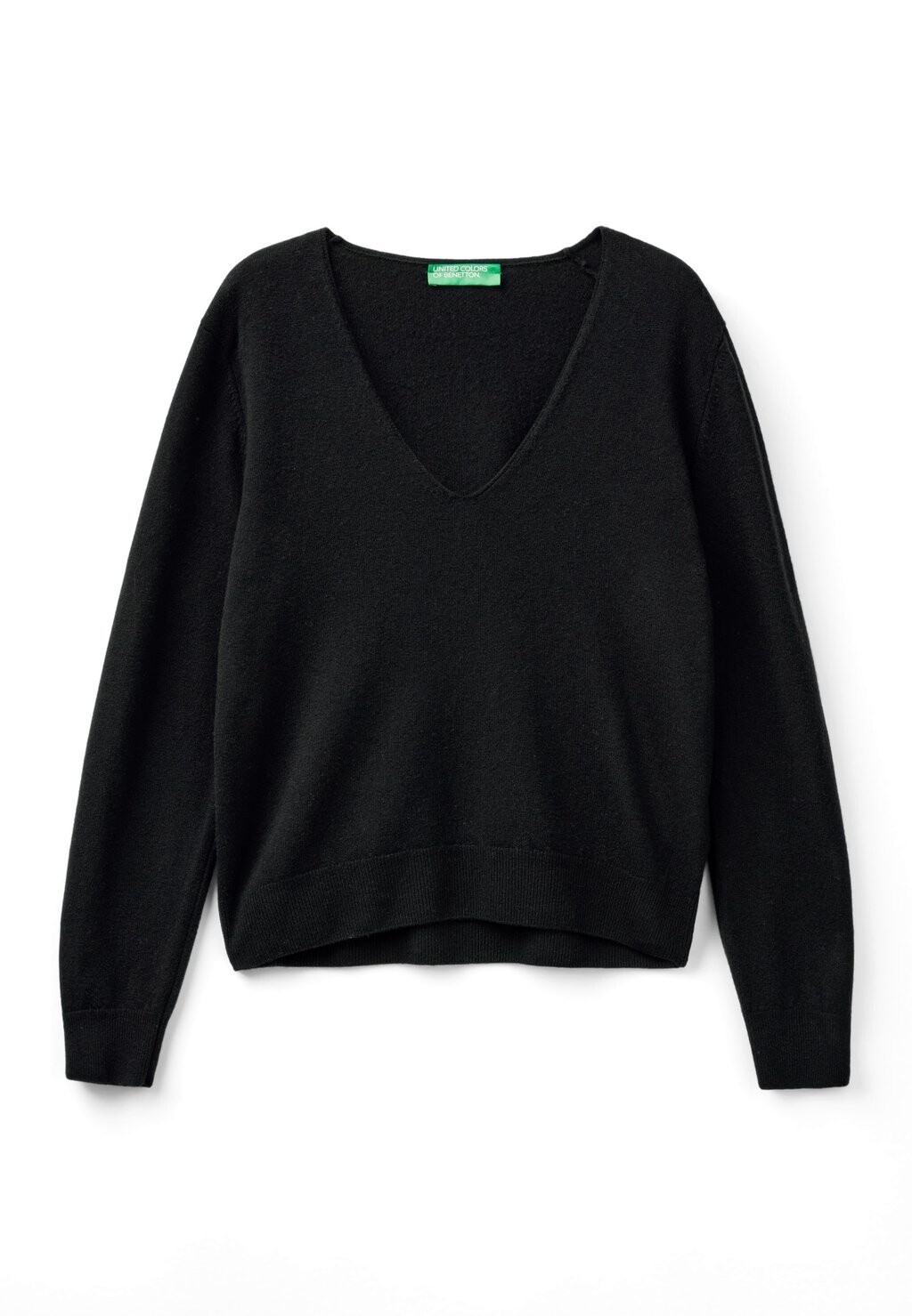 

Джемпер V-NECK United Colors of Benetton, черный