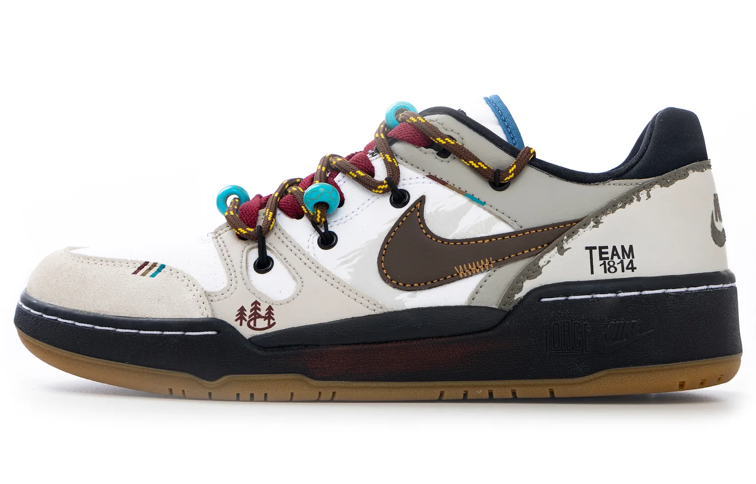 Nike Кроссовки Full Force Low top для скейтбординга мужские коричневые
