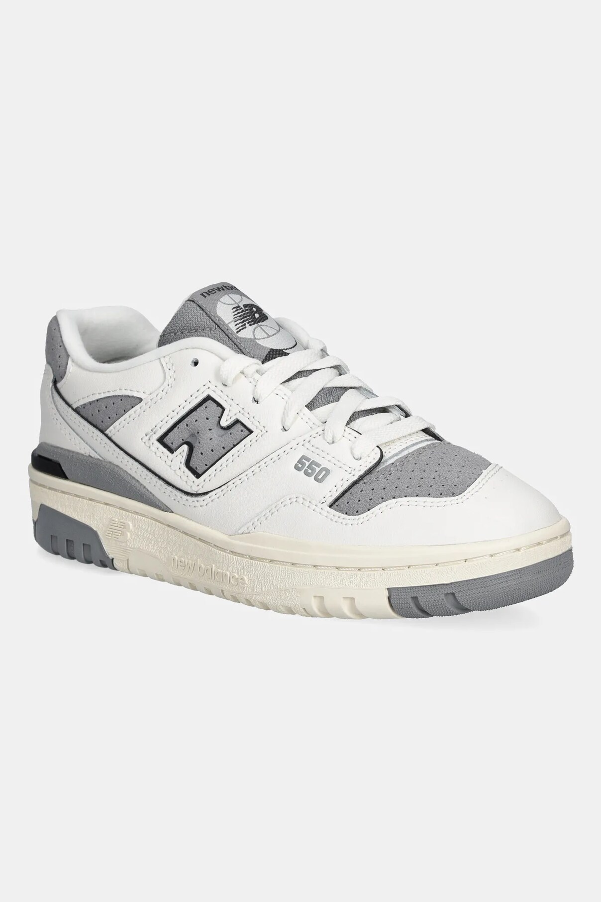 

Кроссовки 550 из кожи New Balance, серый