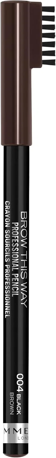 Карандаш для бровей RI ммEL LONDON Professional Black Brown Rimmel