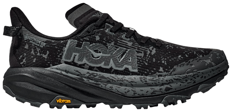 

Кроссовки HOKA Speedgoat 6 GORE-TEX 2E Wide 'Black Outer Orbit', черный