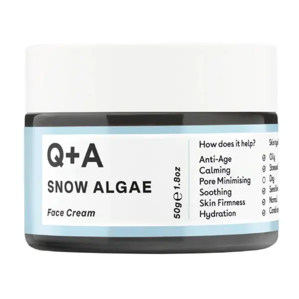 

Питательный крем для лица с экстрактом снежных водорослей, 50 г Q+A Snow algae