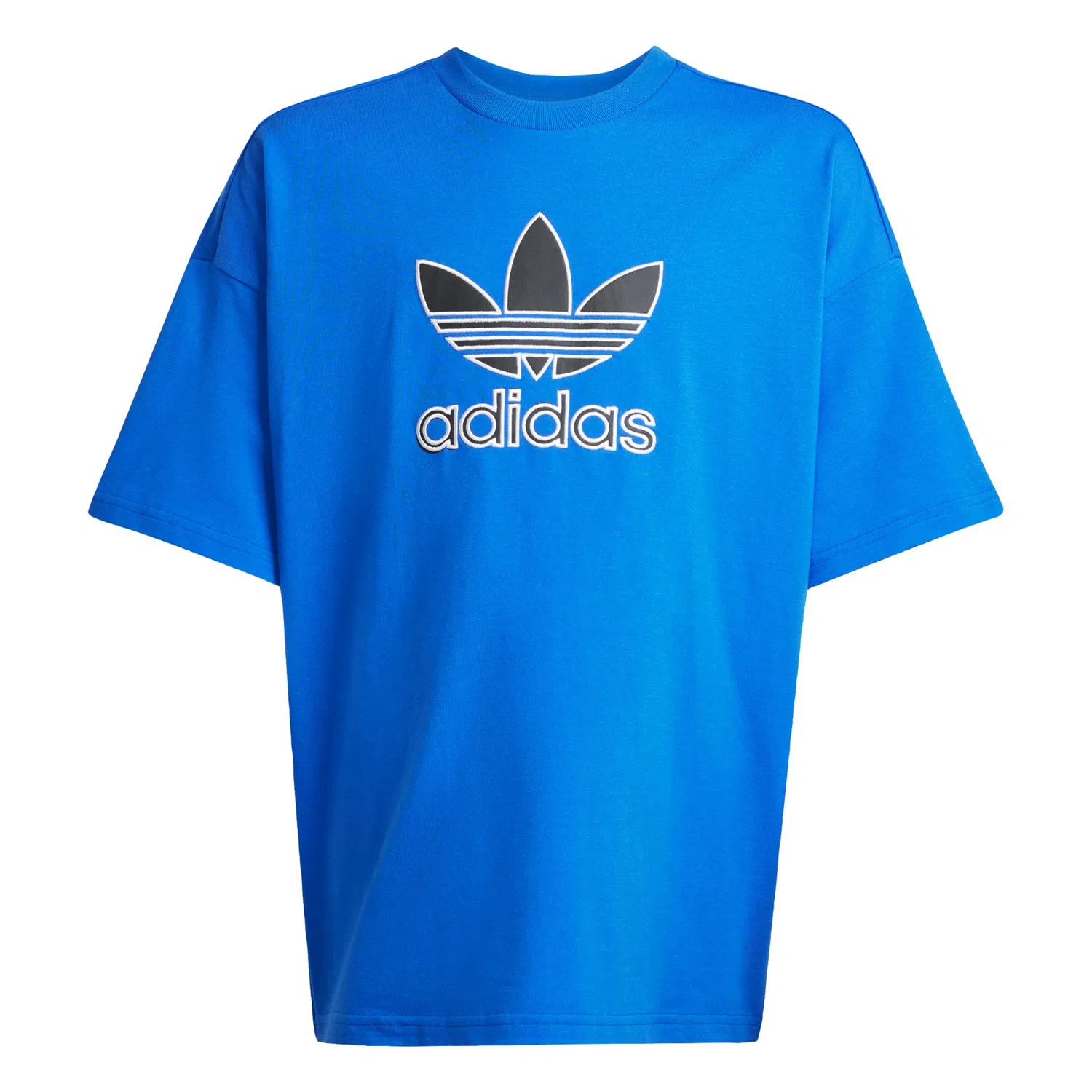 Футболка Adidas Originals Trefoil синего цвета