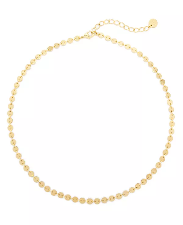 

Чокер Charlotte, покрытый 14-каратным золотом Brook & York, gold