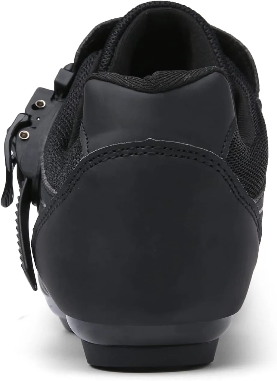 

Велосипедные туфли для мужчин и женщин, совместимые с педалями Peloton для домашних велосипедов, с клипсами, для шоссейных велосипедов, с предварительно установленными шипами Look Delta Vicogn, черный