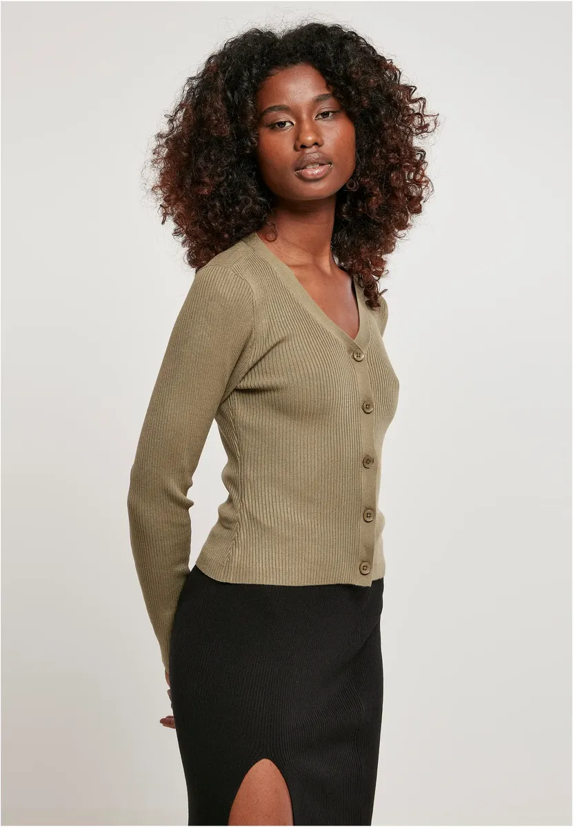 

Кардиган URBAN CLASSICS " Urban Classics Ladies Short Knit Cardigan", хаки