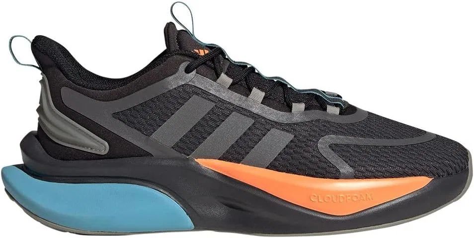 Мужские кроссовки Alphabounce + Adidas, серый — фото 2