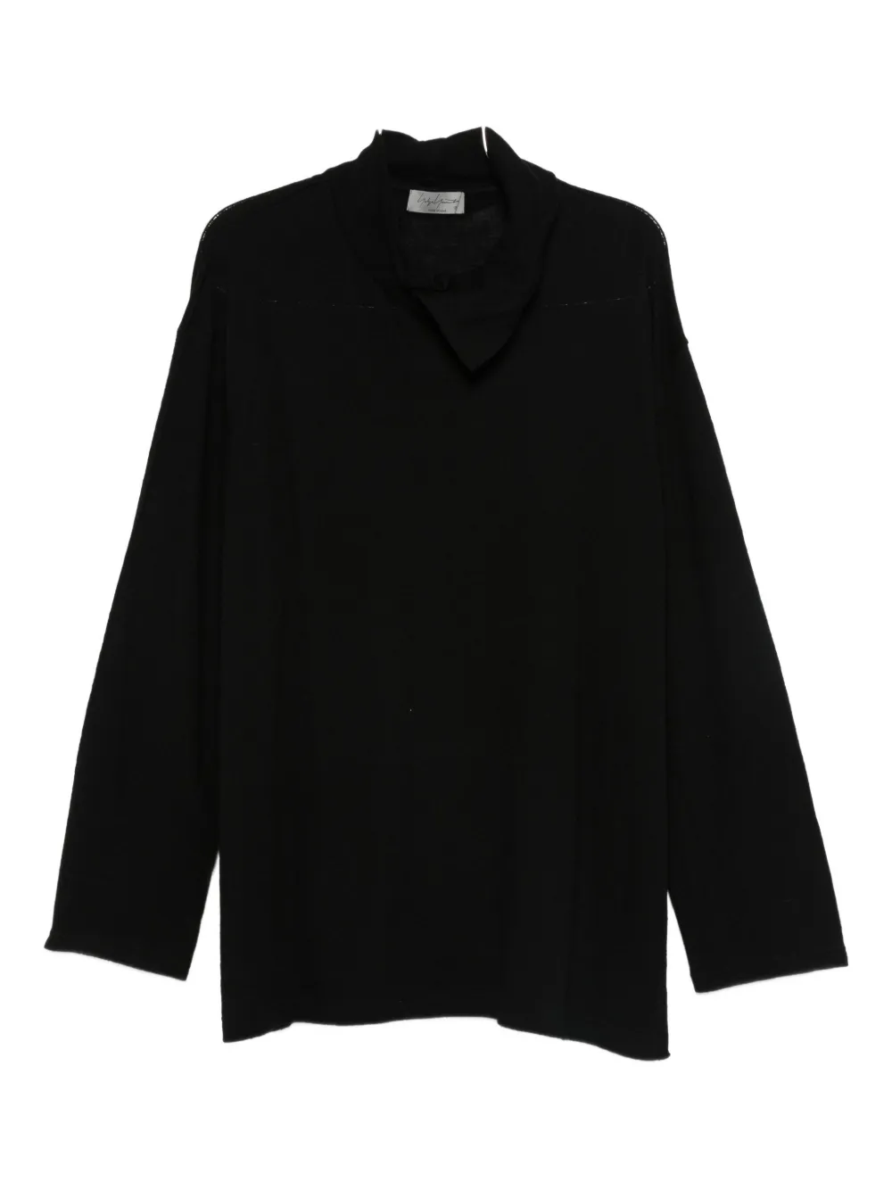 

Джемпер с длинными рукавами Yohji Yamamoto, черный