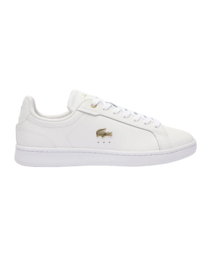 

Кроссовки Carnaby Pro из премиальной кожи Lacoste, белый