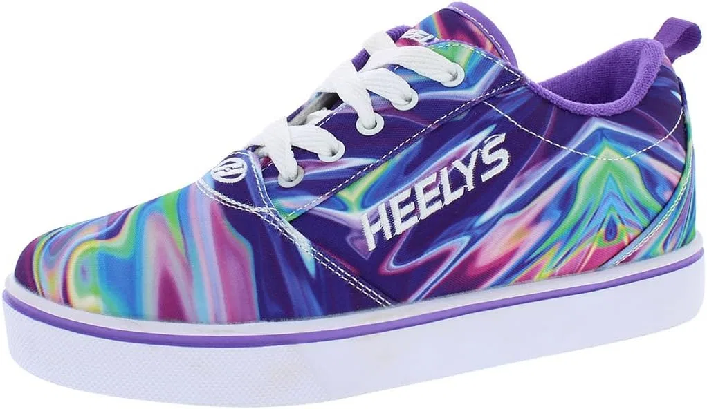 Кроссовки с колесиками Heelys Voyager, девичьи, Purple/Multi