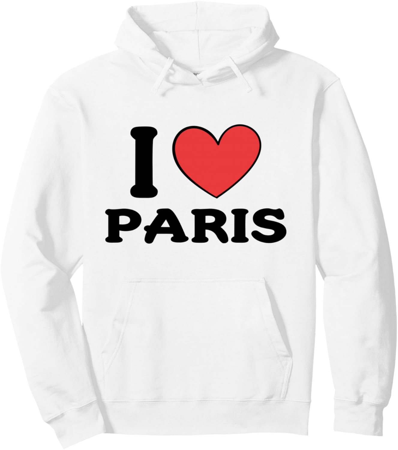

Худи «Я люблю Париж» Love Paris Clothing, белый